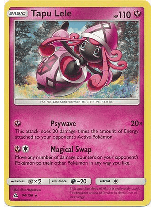 Tapu Lele - 94/156 - Rare