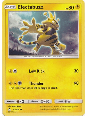 Electabuzz - 43/156 - Common