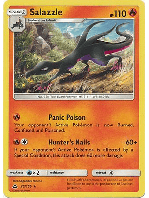 Salazzle - 26/156 - Rare