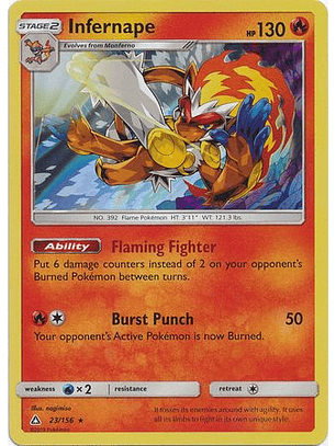 Infernape - 23/156 - Holo Rare