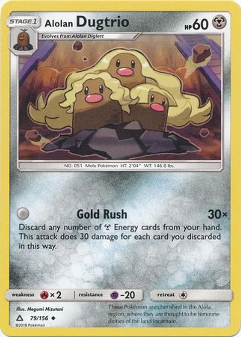 Alolan Dugtrio - 79/156 - Uncommon