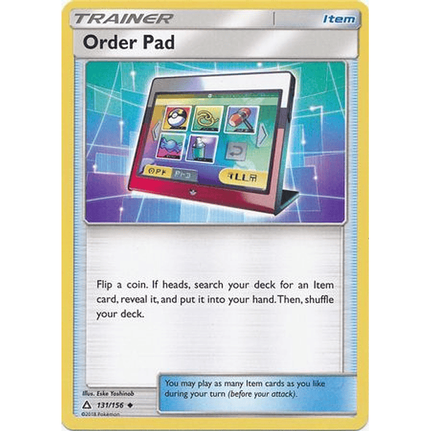 Order Pad - 131/156 - Uncommon