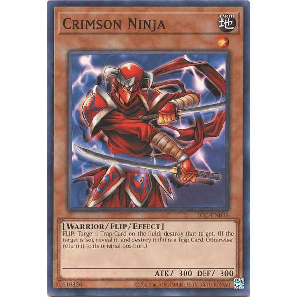 Crimson Ninja - IOC-EN006 - Common Unlimited (25th Reprint)