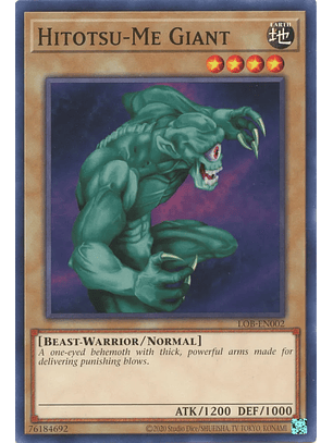 Hitotsu-Me Giant - LOB-EN002 - Common Unlimited (25th Reprint)