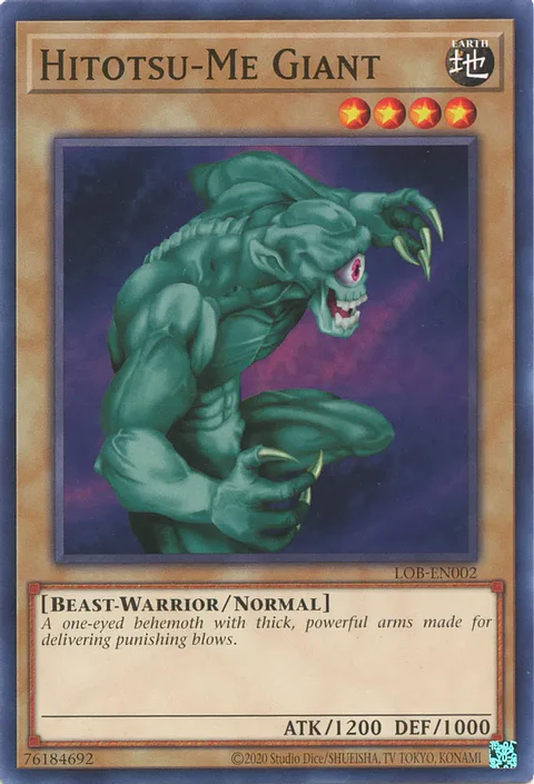 Hitotsu-Me Giant - LOB-EN002 - Common Unlimited (25th Reprint)