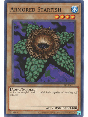 Armored Starfish - LOB-EN116 - Common Unlimited (25th Reprint)