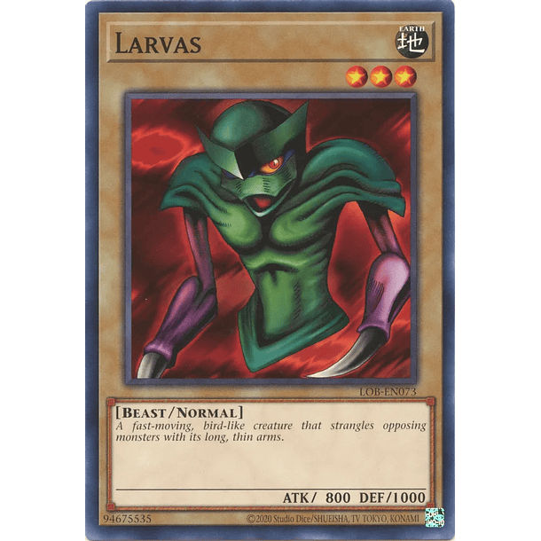 Larvas - LOB-EN073 - Common Unlimited (25th Reprint)