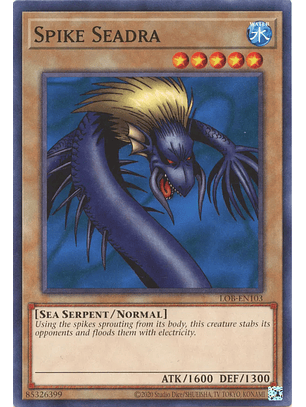 Spike Seadra - LOB-EN103 - Common Unlimited (25th Reprint)