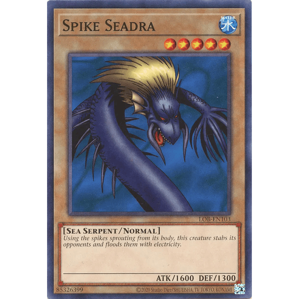 Spike Seadra - LOB-EN103 - Common Unlimited (25th Reprint)