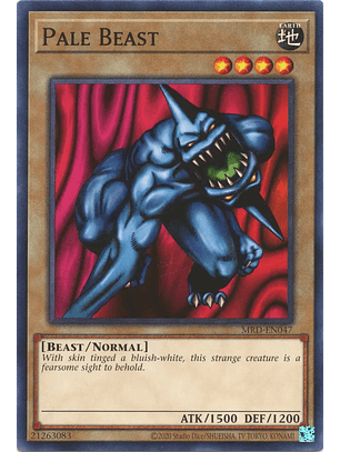 Pale Beast - MRD-EN047 - Common Unlimited (25th Reprint)