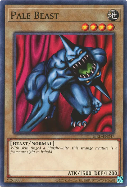 Pale Beast - MRD-EN047 - Common Unlimited (25th Reprint)
