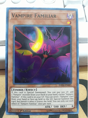 Vampire Familiar - DASA-EN001 - Super Rare 