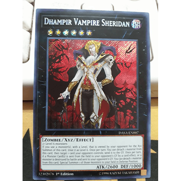Dhampir Vampire Sheridan - DASA-EN007 - Secret Rare