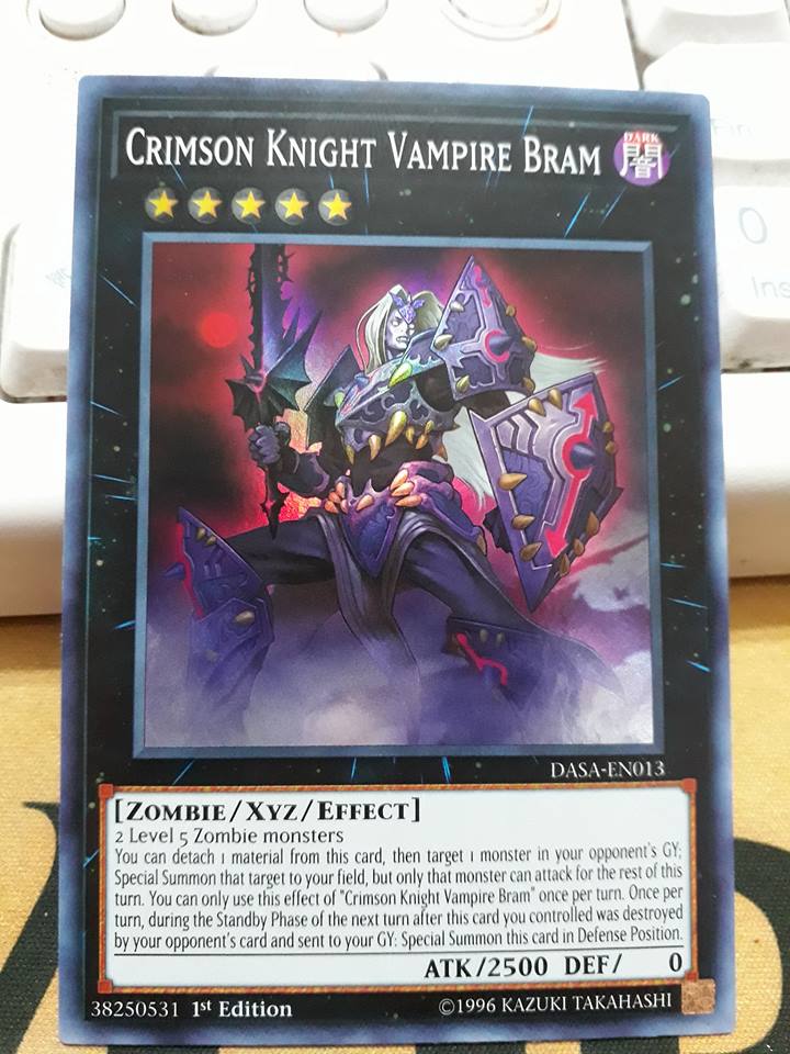 Crimson Knight Vampire Bram - DASA-EN013 - Super Rare 1
