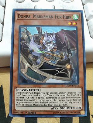 Donpa, Marksman Fur Hire - DASA-EN014 - Super Rare