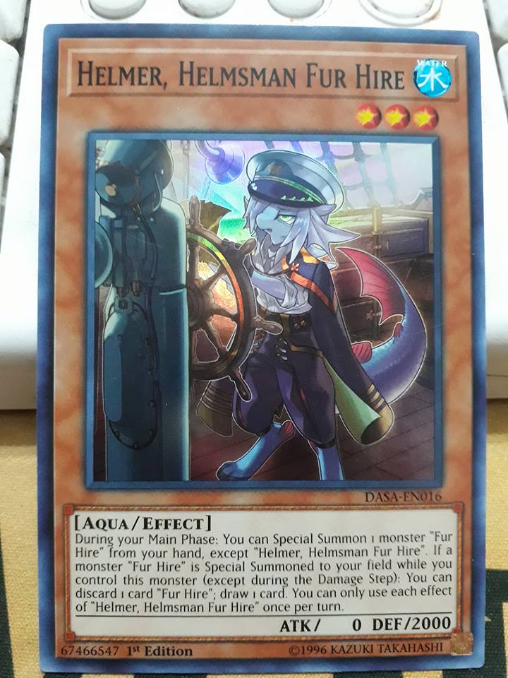 Helmer, Helmsman Fur Hire - DASA-EN016 - Super Rare 1