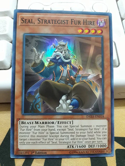 Seal, Strategist Fur Hire - DASA-EN018 - Super Rare