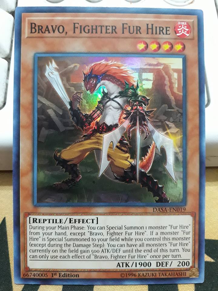 Bravo, Fighter Fur Hire - DASA-EN019 - Super Rare 1