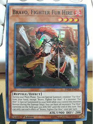 Bravo, Fighter Fur Hire - DASA-EN019 - Super Rare