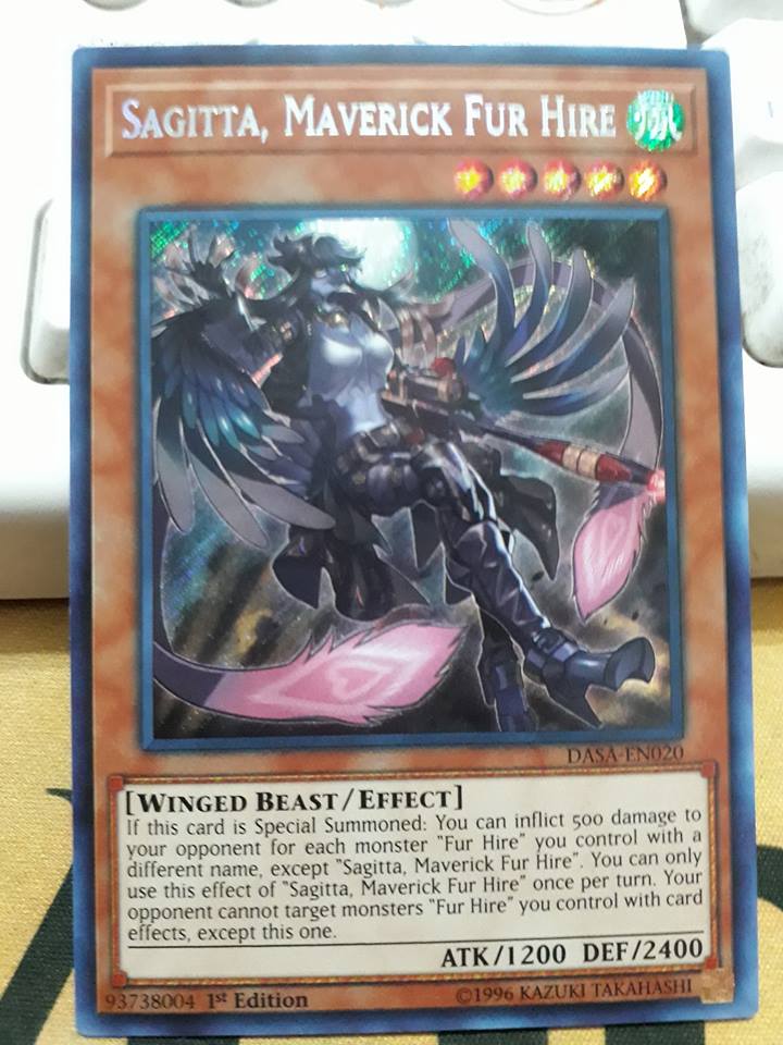 Sagitta, Maverick Fur Hire - DASA-EN020 - Secret Rare 1