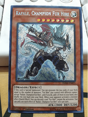 Rafale, Champion Fur Hire - DASA-EN023 - Secret Rare