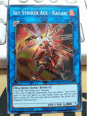 Sky Striker Ace - Kagari - DASA-EN027 - Super Rare 