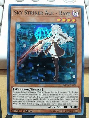 Sky Striker Ace - Raye - DASA-EN029 - Super Rare