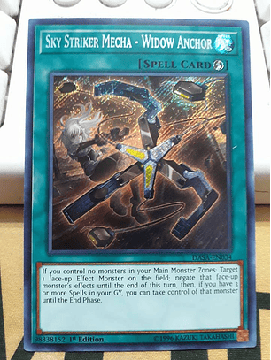 Sky Striker Mecha - Widow Anchor - DASA-EN034 - Secret Rare 