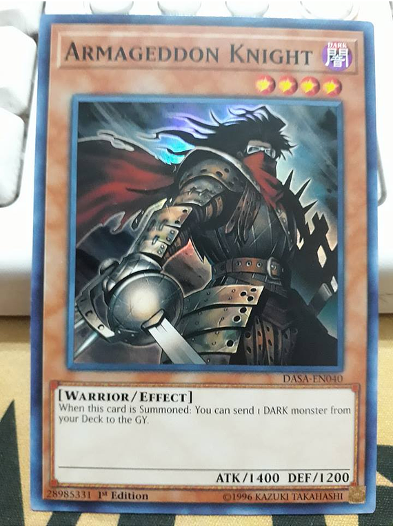 Armageddon Knight DASAEN040 Super Rare