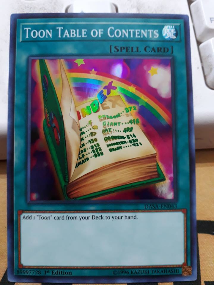 Toon Table of Contents - DASA-EN043 - Super Rare  1