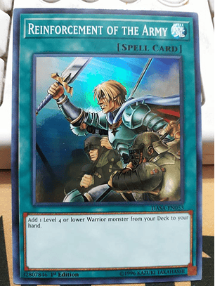Reinforcement of the Army - DASA-EN053 - Super Rare (desgastada)