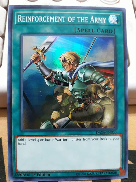 Reinforcement of the Army - DASA-EN053 - Super Rare (desgastada)