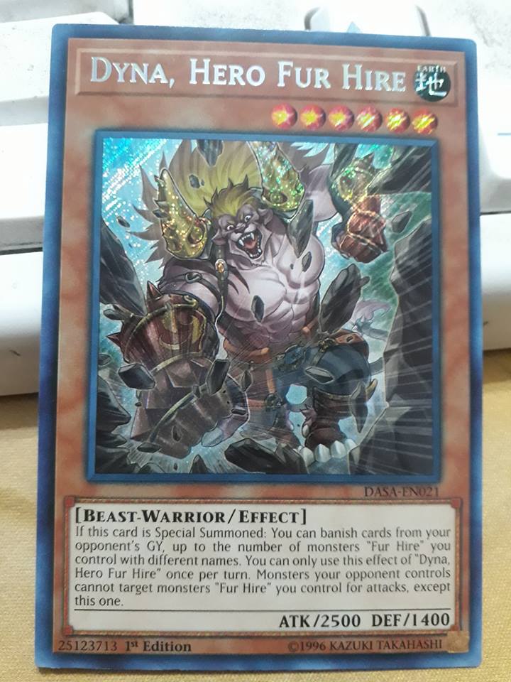 Dyna, Hero Fur Hire - DASA-EN021 - Secret Rare 1