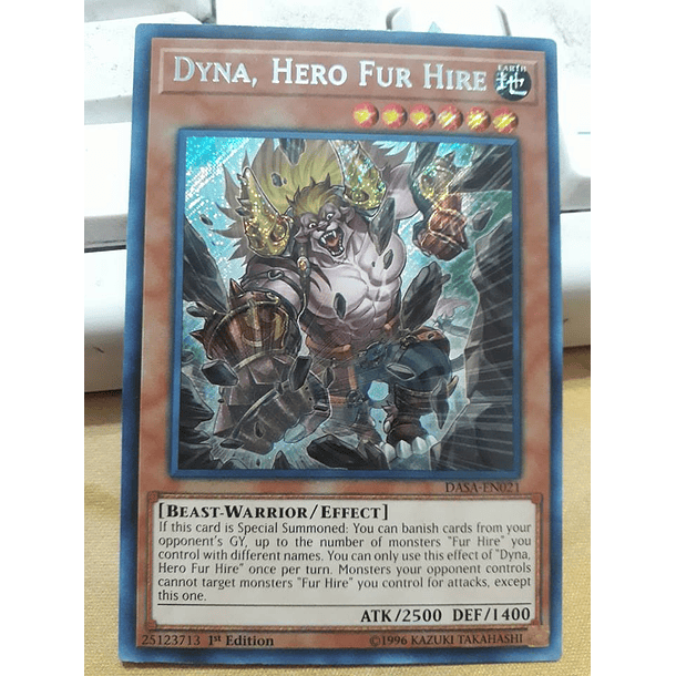 Dyna, Hero Fur Hire - DASA-EN021 - Secret Rare