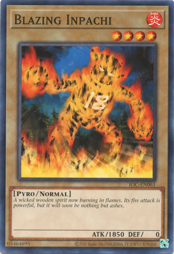 Blazing Inpachi - IOC-EN061 - Common Unlimited (25th Reprint) 1