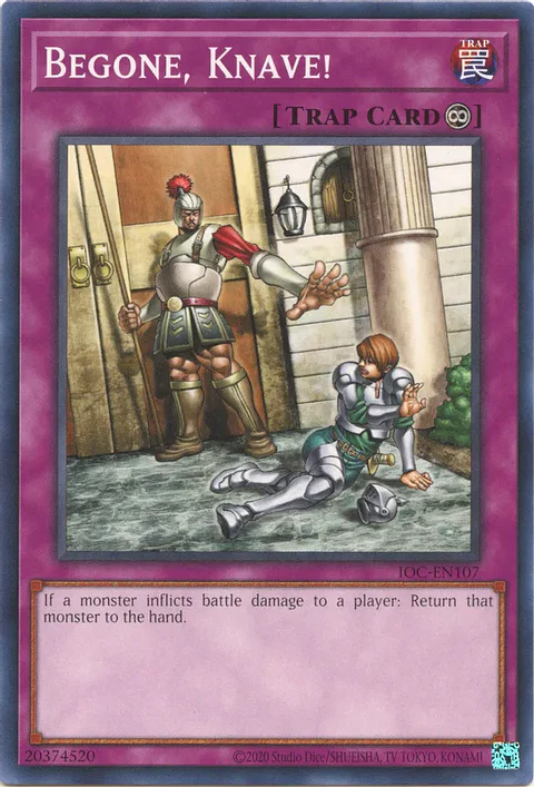 Begone, Knave! - IOC-EN107 - Common Unlimited (25th Reprint)