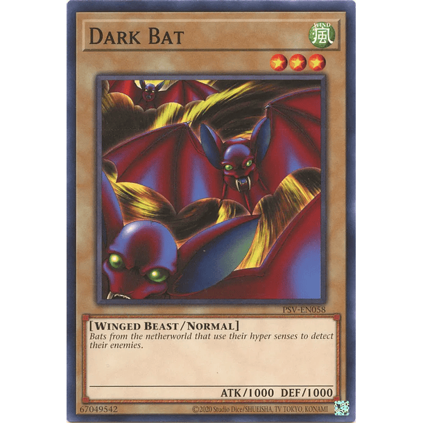 Dark Bat - PSV-EN058 - Common Unlimited (25th Reprint)