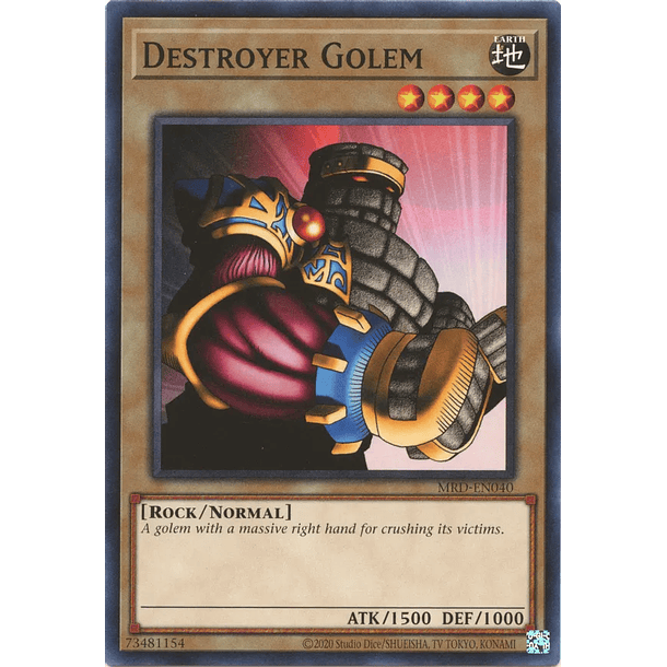 Destroyer Golem - MRD-EN040 - Common Unlimited (25th Reprint)