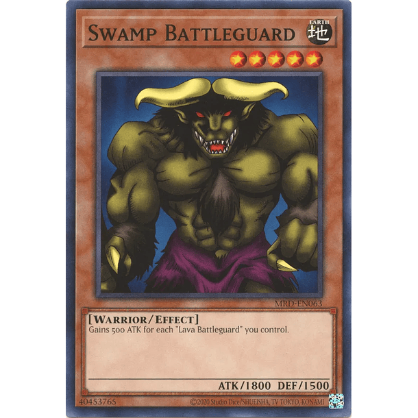 Swamp Battleguard - MRD-EN063 - Common Unlimited (25th Reprint)
