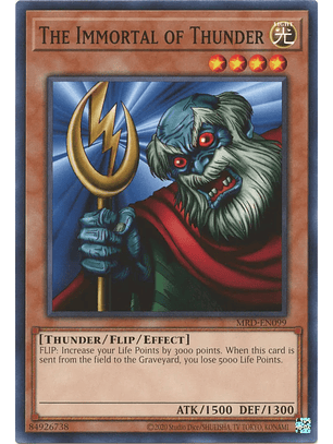 The Immortal of Thunder - MRD-EN099 - Common Unlimited (25th Reprint)