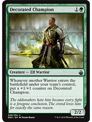 Decorated Champion - BBD - U