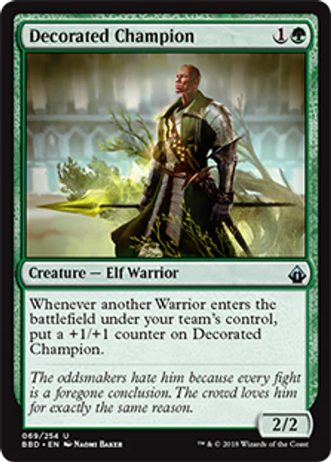 Decorated Champion - BBD - U