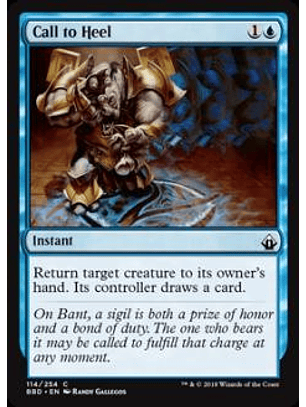 Call to Heel - BBD - C