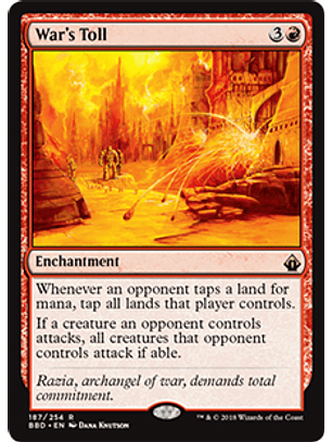 War's Toll - BBD - R