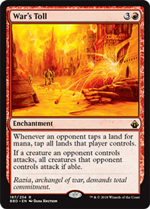 War's Toll - BBD - R