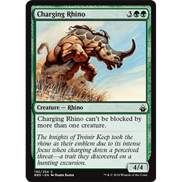 Charging Rhino - BBD - C