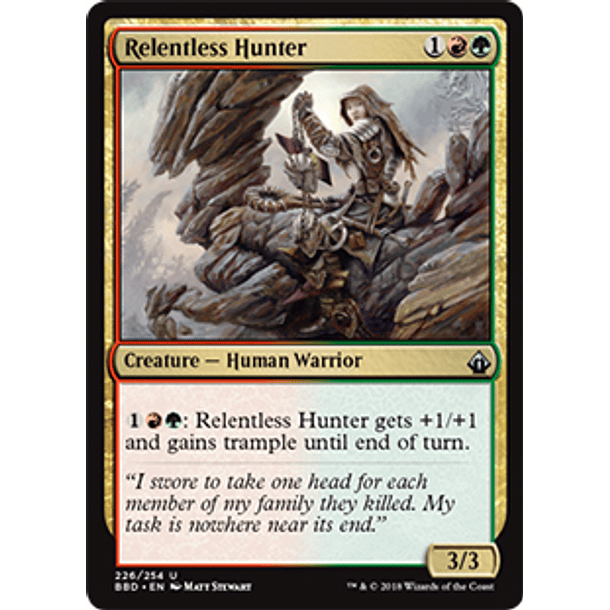 Relentless Hunter - BBD - U