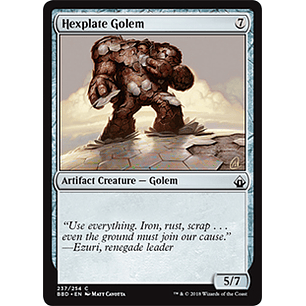 Hexplate Golem - BBD - C