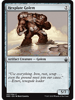 Hexplate Golem - BBD - C