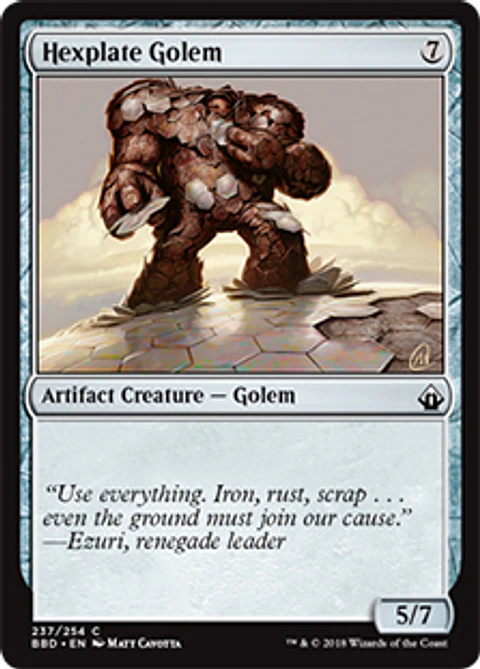 Hexplate Golem - BBD - C